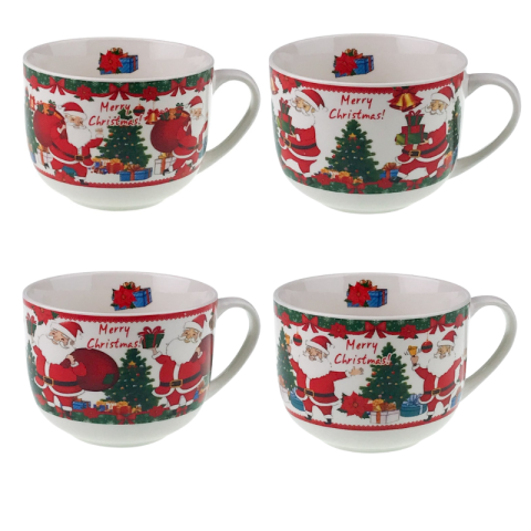 Căni și veselă Crăciun - Cana ceramica tip bol diferite modele