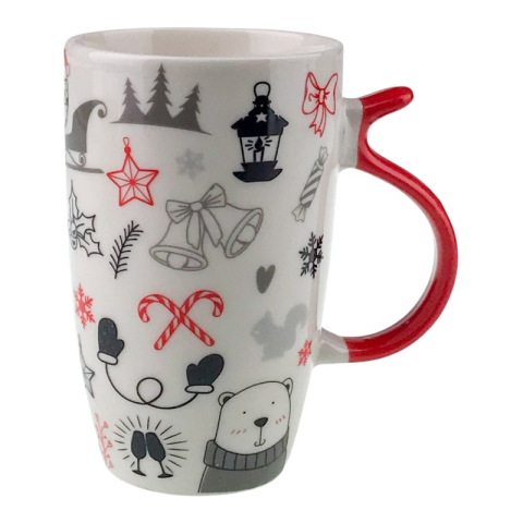 Cana Craciun roșu negru diferite modele [2]