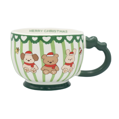 Căni și veselă Crăciun - Cana Craciun din ceramica 350 ml