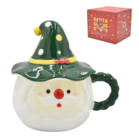 Noutăți Librăria Compas - Cana din ceramica cu capac 380 ml