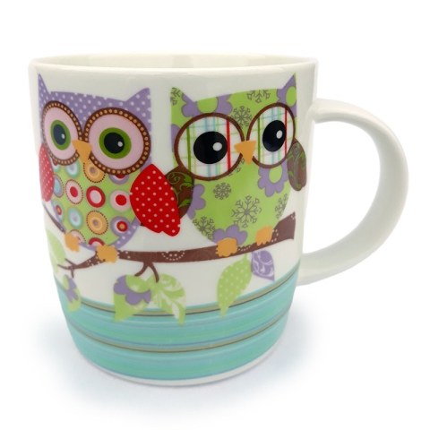 Cana ceramica 9x10 cm Bufnita [2]