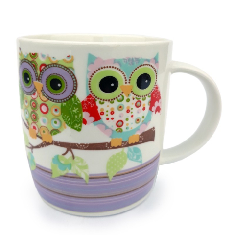 Cana ceramica 9x10 cm Bufnita [1]