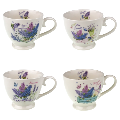 Casă și decorațiuni - Cana ceramica 11x10 cm Lavanda