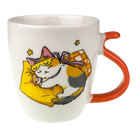 Cana ceramica cu pisica 10X11 cm [2]