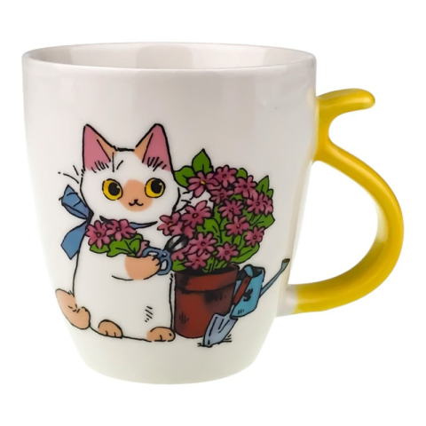 Cana ceramica cu pisica 10X11 cm [4]