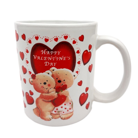 Cana ceramica 8x10 cm Ursuleti si inimi [4]