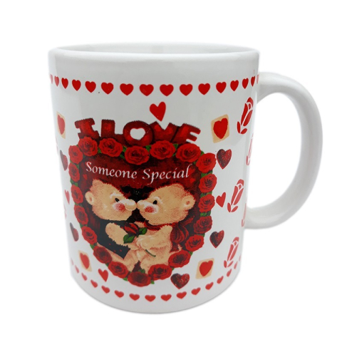 Cana ceramica 8x10 cm Ursuleti si inimi [1]