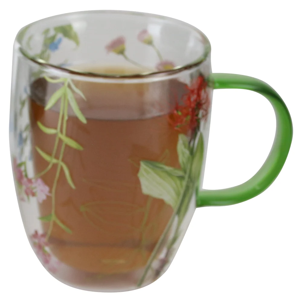 Cana de sticla cu perete dublu 350 ml The Colors of Nature [2]