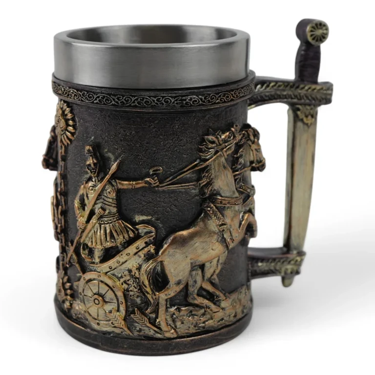 Casă și decorațiuni - Cana decorativa 400 ml design antic