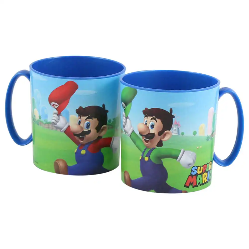 Rechizite școlare - Cana din plastic Super Mario 390 ml