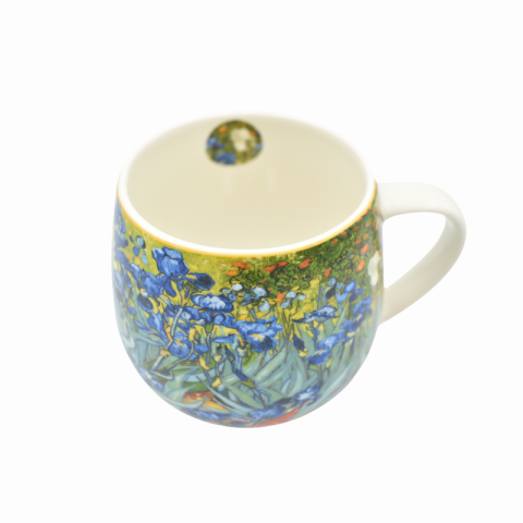 Cana din portelan Irises by Vincent van Gogh 430 ml [2]