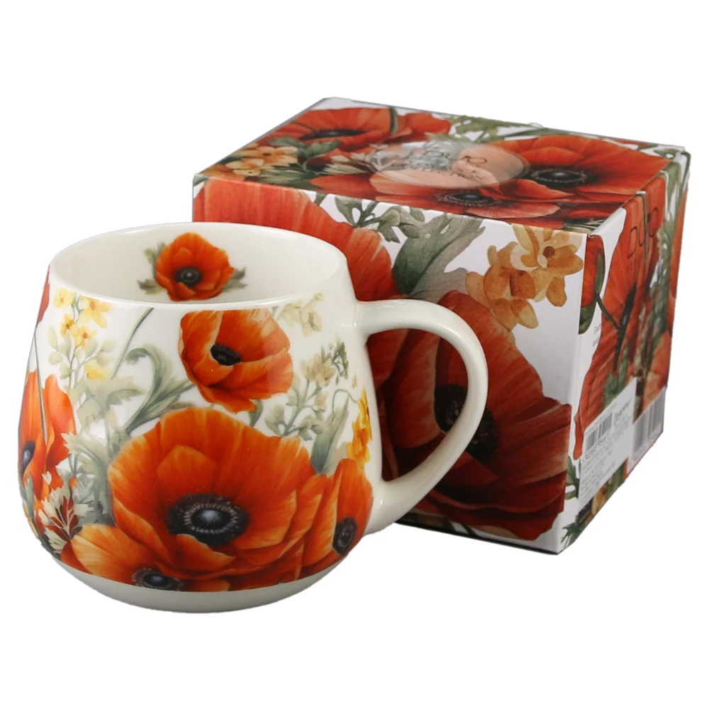 Cana din portelan 430 ml Poppies in cutie decorativa [1]