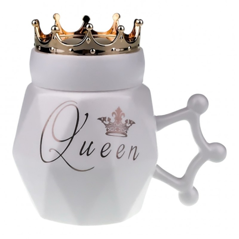 Casă și decorațiuni - Cana ceramica 10x13 cm King/Queen