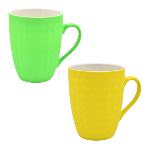 Casă și decorațiuni - Cana ceramica 350 ml culori neon