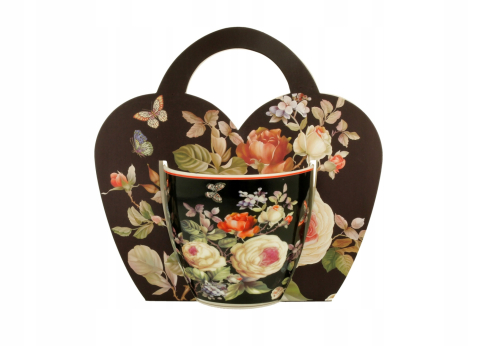 Casă și decorațiuni - Cana portelan 460 ml Warda in ambalaj decorativ