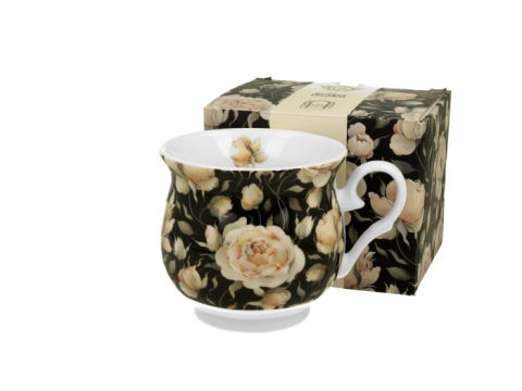 Căni și pahare - Cana portelan 500 ml English Roses in cutie decorativa