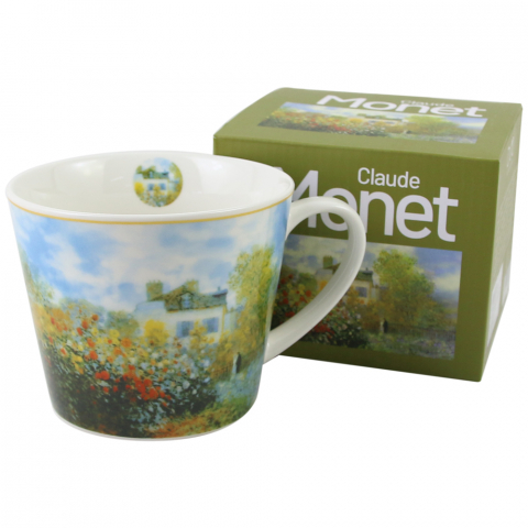 Casă și decorațiuni - Cana portelan 600 ml The Garden at Argenteuil de Claude Monet