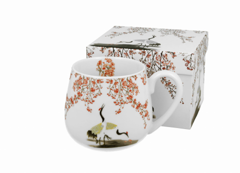 Căni și pahare - Cana portelan Sakura & Cocori 430 ml in cutie decorativa