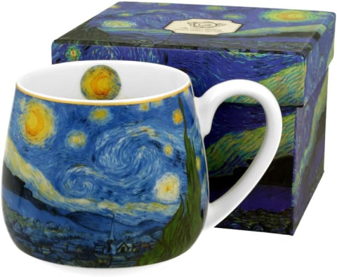 Căni și pahare - Cana portelan 430 ml Starry Night, Vincent Van Gogh
