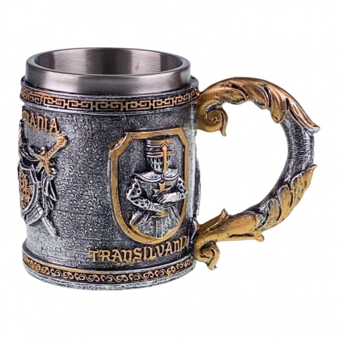 Noutăți Librăria Compas - Cana din rasina 10x12 cm Transilvania