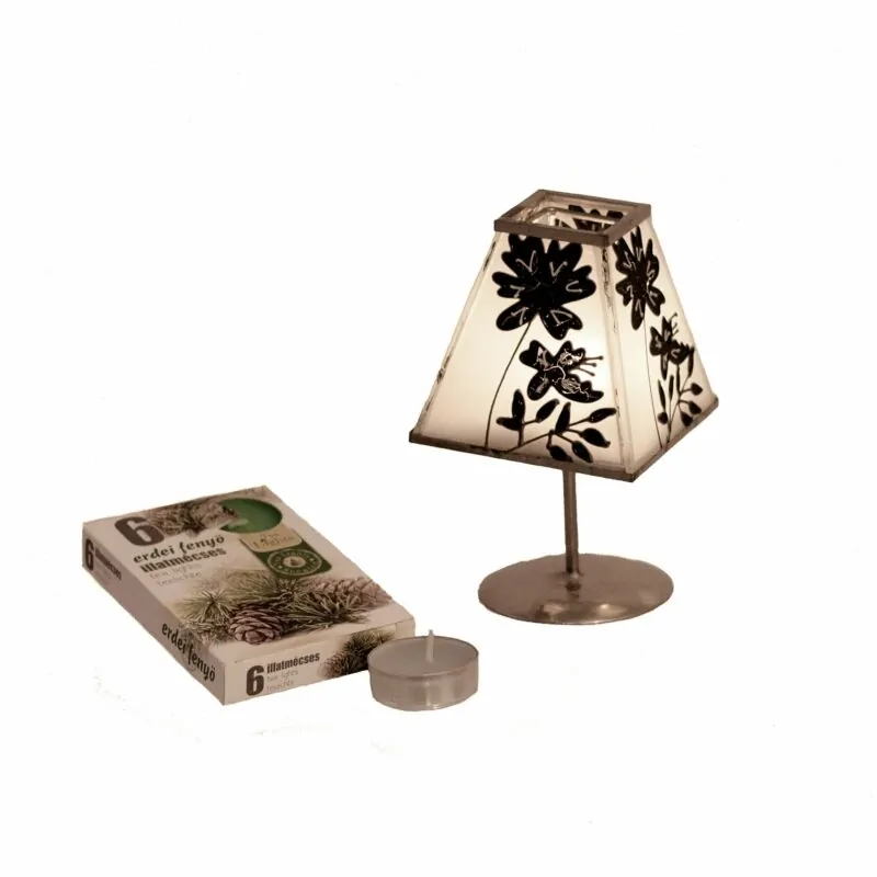 Suport pentru lumanare pastila 9x9x15 cm diferite culori [4]