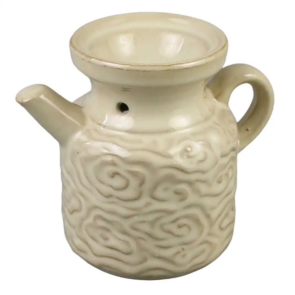 Casă și decorațiuni - Candela aromaterapie din ceramica 11 cm Cana crem