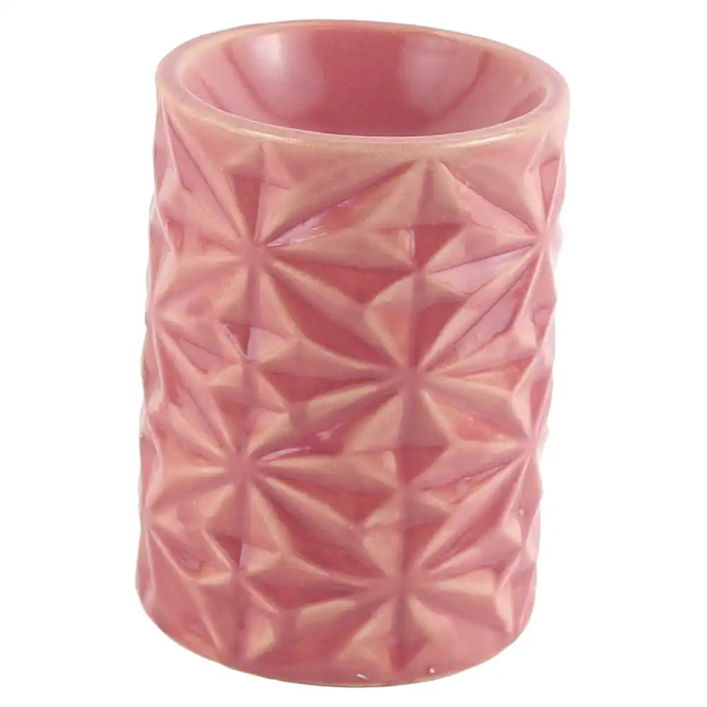 Casă și decorațiuni - Candela aromaterapie din ceramica 8x11 cm roz