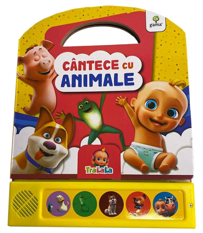 Cărți ilustrate și interactive - Cantece cu animale