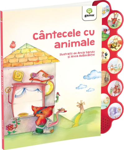 Cărți - Cantecele cu animale. Cantecele copilariei cu sunete