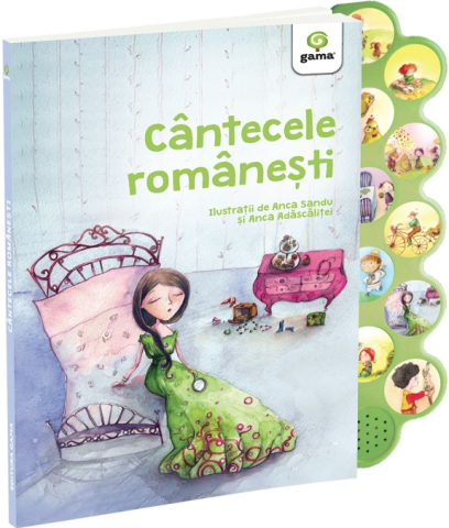 Cărți - Cantecele romanesti. Cantecele copilariei cu sunete