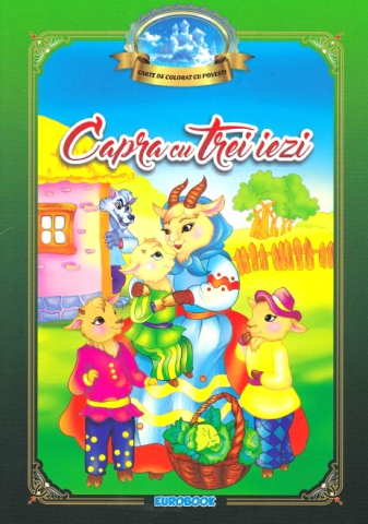 Noutăți Librăria Compas - Capra cu trei iezi. Carte de colorat cu povesti - Ion Creanga