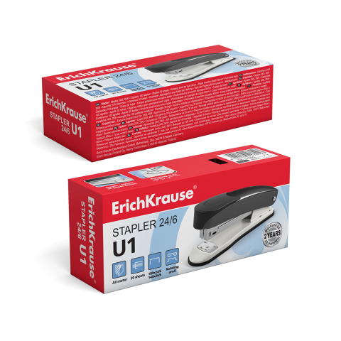 Capsator ErichKrause U1 Classic nr. 24/6 30 coli negru [2]