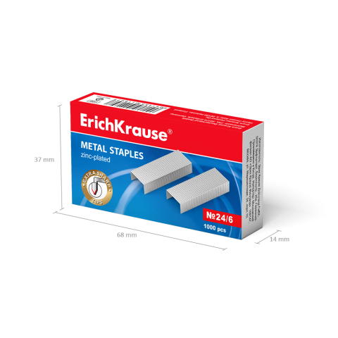 Capse metalice zincate 24/6 ErichKrause [2]