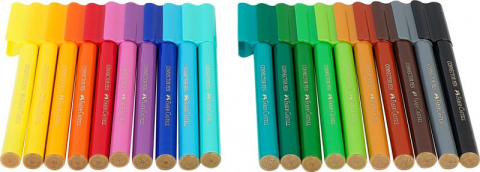 Carioca 20 culori Dinozauri Connector Faber-Castell [2]