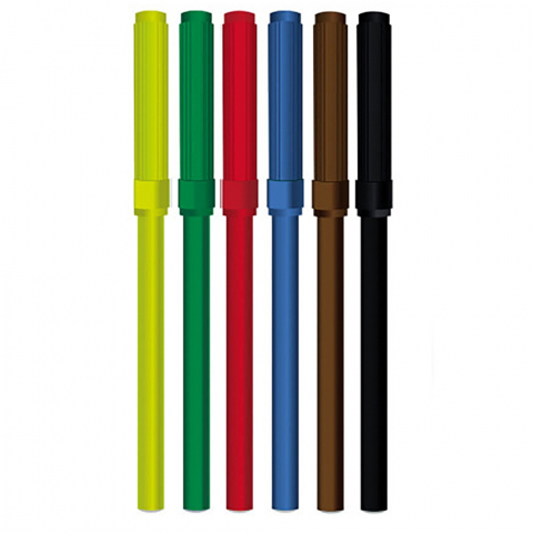 Carioca 6 culori varf 2 mm S-COOL [2]