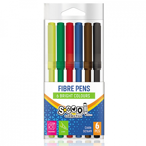 Carioca 6 culori varf 2 mm S-COOL [1]
