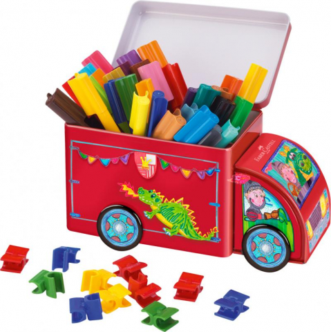 Carioci - Carioca 33 culori Camion Connector Faber-Castell