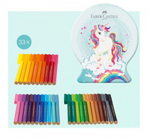 Carioca 33 culori Unicorni 2023 Connector Faber-Castell [1]