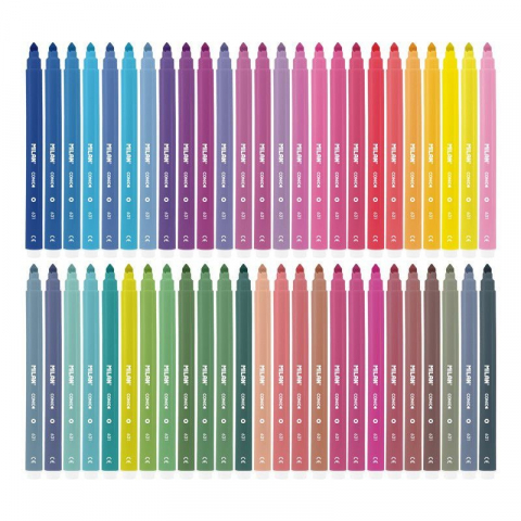 Carioca 50 culori varf conic 5 mm MILAN [1]