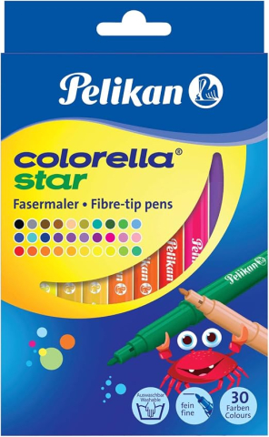 Rechizite școlare - Carioca Colorella Star C302 Set 30 buc /set