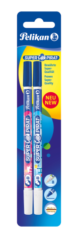 Birotică și accesorii birou - Carioca corectoare Super Pirat varf B 2/set Pelikan