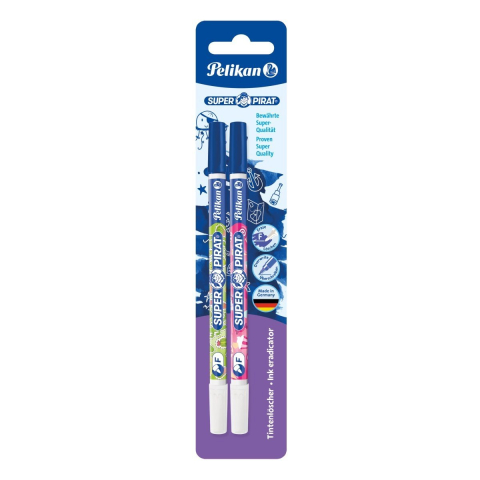 Birotică și accesorii birou - Carioca corectoare Super Pirat varf F 2/set Pelikan