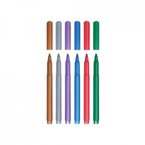 Carioca culori metalice 6 buc/set S-COOL [2]