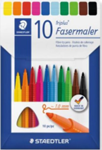 Instrumente de scris - Carioca Triplus color 1mm  10 buc /set Staedtler