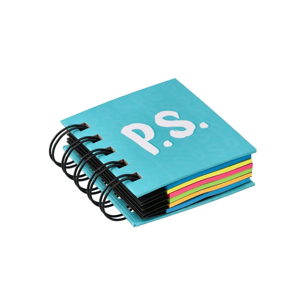 Notes și cuburi memo - Carnet notite adezive si index Biro Time albastru