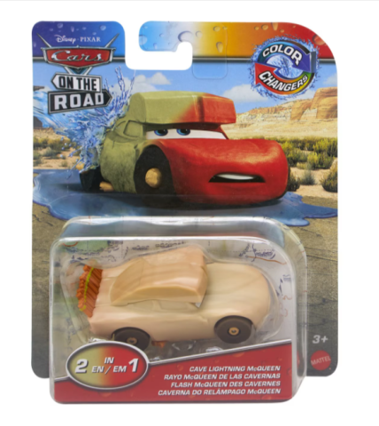 Mașinuțe de jucărie - Masinuta Disney Cars Color Changers Cave Fulger McQueen