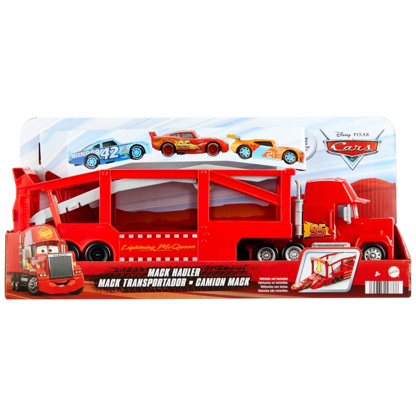 Mașinuțe de jucărie - Cars Transportatorul Mack