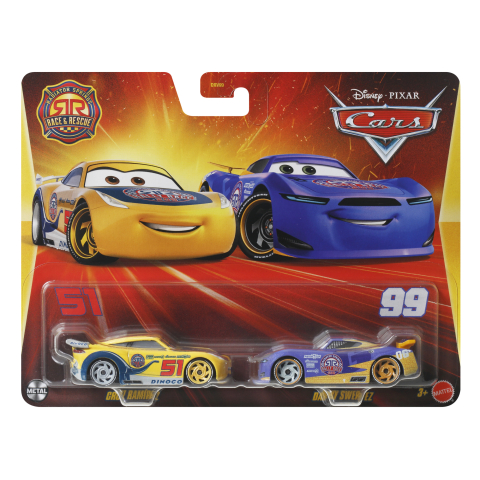 Mașinuțe de jucărie - CARS3 SET 2 MASINUTE METALICE CRUZ RAMIREZ SI DANNY SWERVEZ
