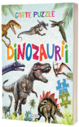Noutăți Librăria Compas - Carte 6 Puzzle dinozauri