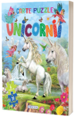 Cărți pentru copii - Carte 6 puzzle Unicornii